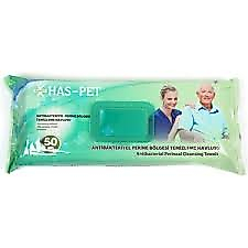 HASPET YETİŞKİN PERİNE VE VÜCUT TEMİZLEME ISLAK HAVLUSU