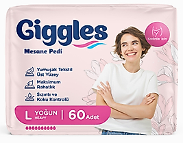 Giggles Kadın Mesane Pedi Large (Yoğun) 60 Adet