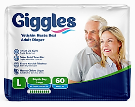 Giggles Belbantlı Hasta Bezi Büyük (Large) 60 Adet
