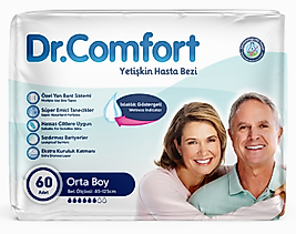 Dr.Comfort Belbantlı Hasta Bezi Orta (Medium) 60 Adet