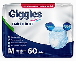Giggles Yetişkin Emici Külot Orta (Medium) 60 Adet