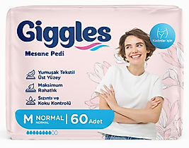 Giggles Kadın Mesane Pedi Medium (Normal) 60 Adet