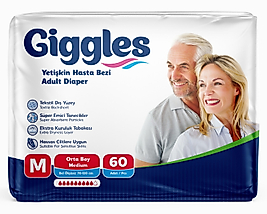 Giggles Belbantlı Hasta Bezi Orta (Medium) 60 Adet