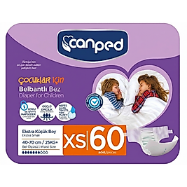 Canped Belbantlı Hasta Bezi Extra Küçük (XS) 60 Adet