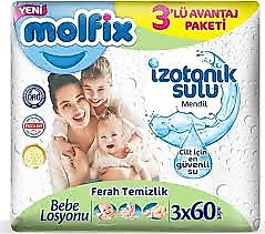 MOLFİX 3X60 İZOTONİK SULU ISLAK MENDİL